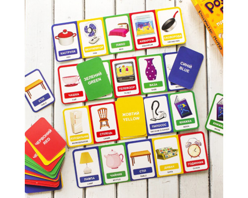 Настільна гра "Розумне лото. Їжа" 831003, 4 великі гральні поля, 20 маленьких карток