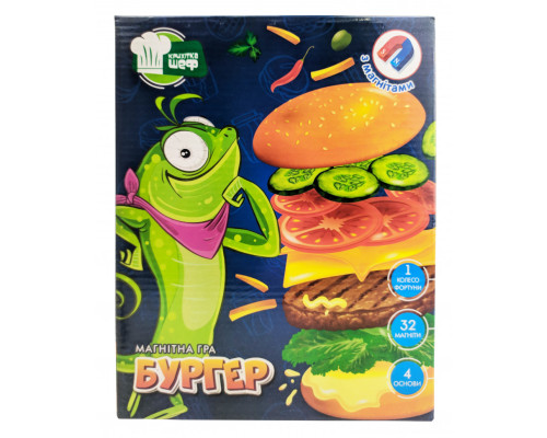 Дитяча магнітна гра "Бургер" VT2310-06 укр. мовою