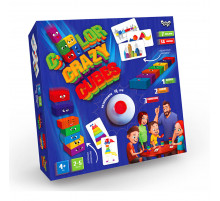 Развивающая настольная игра "Color Crazy Cubes" Danko Toys CCC-02-01U со звоночком