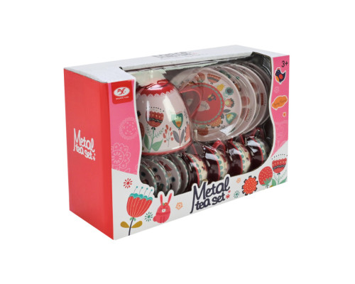 Детский набор посуды Tea set 620-C5 металл, 14 предметов