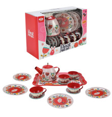 Детский набор посуды Tea set 620-C5 металл, 14 предметов