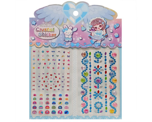 Наклейки декоративні XY-008-1(Blue) для авто, ноутбуків, телефонів