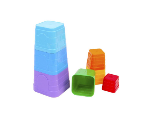 Детский набор "Пирамидка" ТехноК 4654TXK, 7 элементов