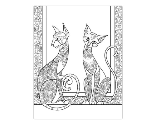 Велика книга розмальовок "Розмальовуємо разом" 1736013, 64 сторінки