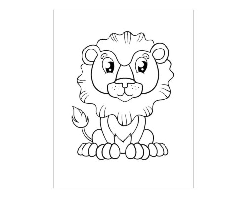 Велика книга розмальовок "Розмальовуємо разом" 1736013, 64 сторінки