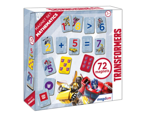 Набір магнітів  Magdum МЕ 5031-42 "Трансформери. Математика"