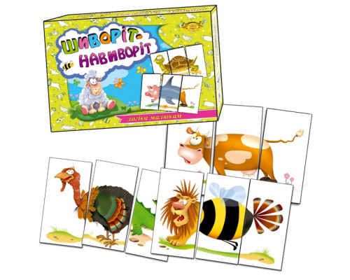 Настольная игра "Наизнанку" МКЗ0816, игровые карточки, 30 шт