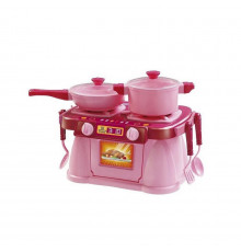 Игровой набор Кухонная плита "Cooking Plate with Dishes" 71825, 7 предметов