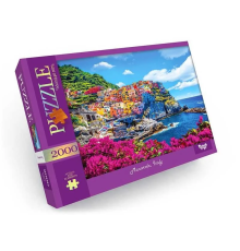 Пазл "Манарола-Італія" Danko Toys C2000-01-01, 2000 ел.