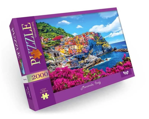 Пазл "Манарола-Італія" Danko Toys C2000-01-01, 2000 ел.