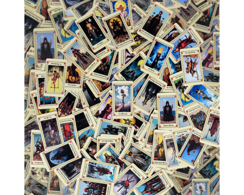 Гадальні карти Таро 30421 картка з посиланням на інструкцію 78 штук