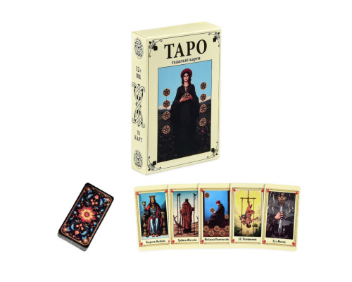 Гадальні карти Таро 30421 картка з посиланням на інструкцію 78 штук