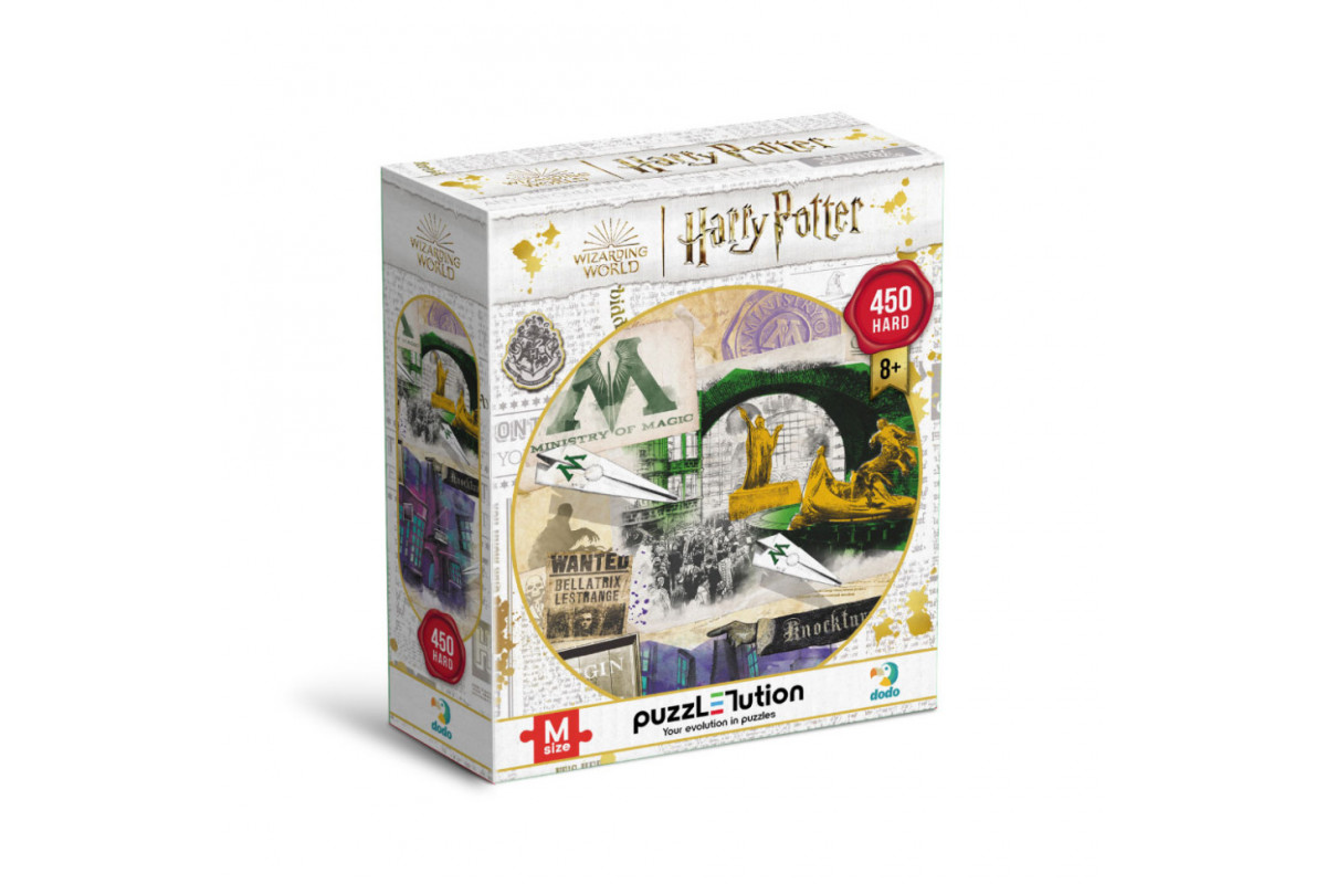 Пазл классический "Harry Potter. Министерство магии и Аллея Ноктерн" 200504, 450 элементов Пазл классический "Harry Potter. Министерство магии и Аллея Ноктерн" 200504, 450 элементов