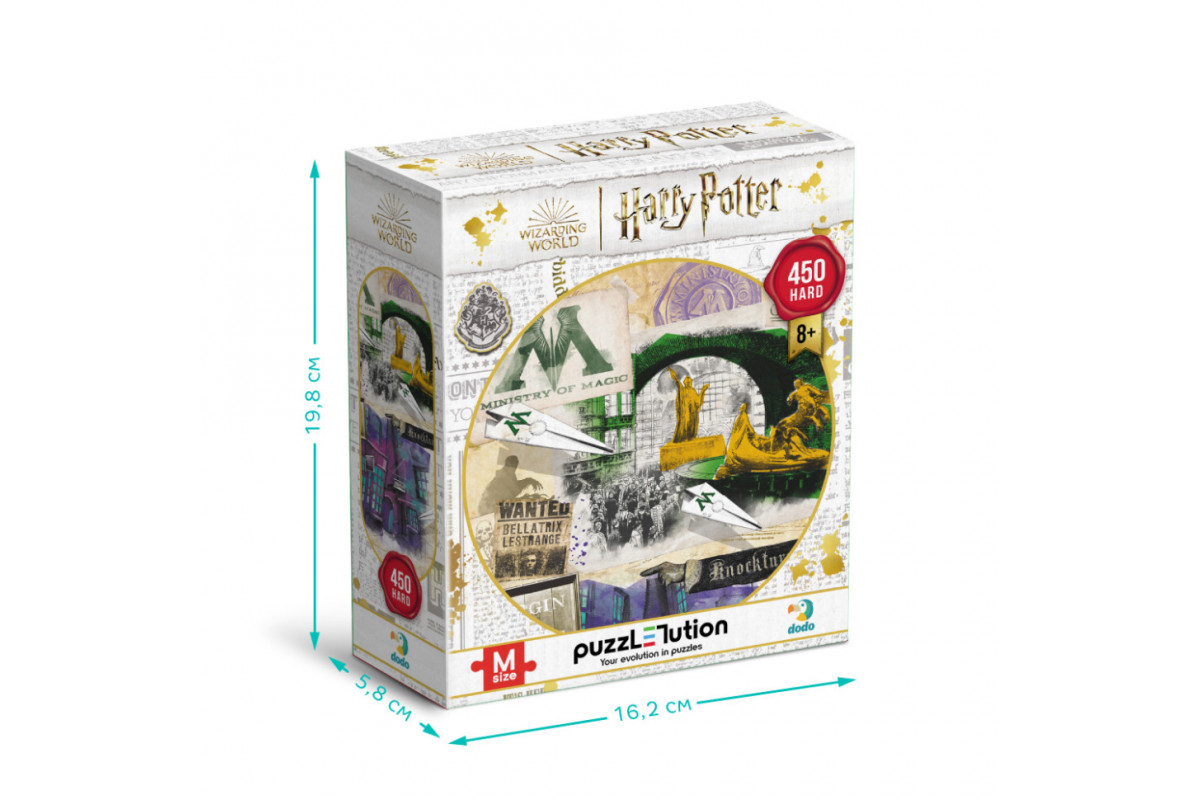 Пазл классический "Harry Potter. Министерство магии и Аллея Ноктерн" 200504, 450 элементов Пазл классический "Harry Potter. Министерство магии и Аллея Ноктерн" 200504, 450 элементов