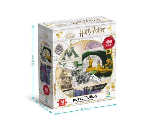 Пазл класичний "Harry Potter. Міністерство магії та Алея Ноктерн" 200504, 450 елементів