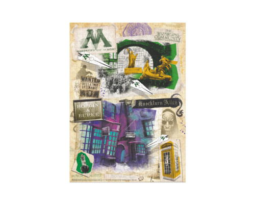 Пазл класичний "Harry Potter. Міністерство магії та Алея Ноктерн" 200504, 450 елементів