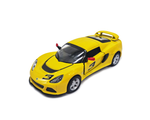 Инерционная машинка Lotus КТ5361W металл, масштаб 1:32 Желтый