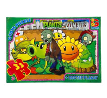 Детский пазл "Растения против Зомби" PVZ02 постер, 35 элементов