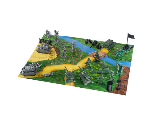 Дитячий набір солдатиків Захисник №1 ПВХ 1-042 (30 елементів)