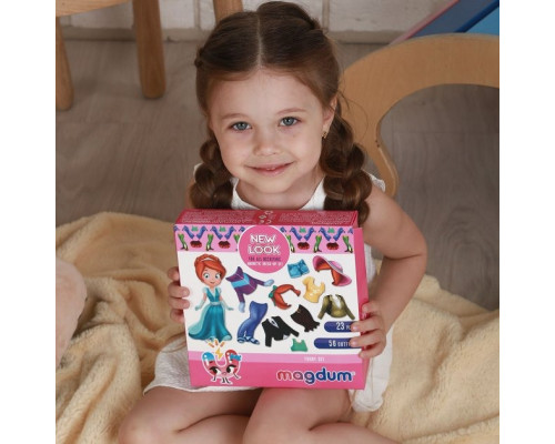 Набір магнітів Magdum "Лялька з одягом New look" ML4031-14 EN
