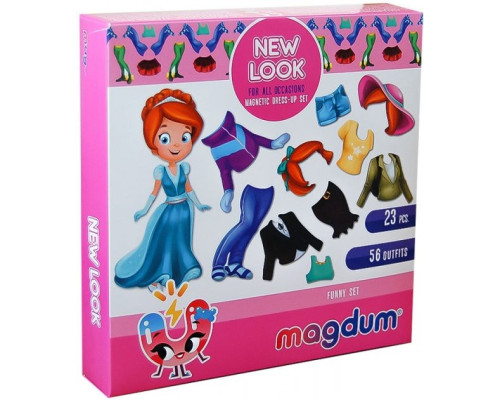 Набір магнітів Magdum "Лялька з одягом New look" ML4031-14 EN