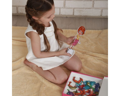 Набір магнітів Magdum "Лялька з одягом New look" ML4031-14 EN