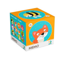 Детская настольная игра Мемо "Животные" DoDo 300145, 12 изображений