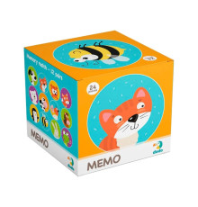 Детская настольная игра Мемо "Животные" DoDo 300145, 12 изображений
