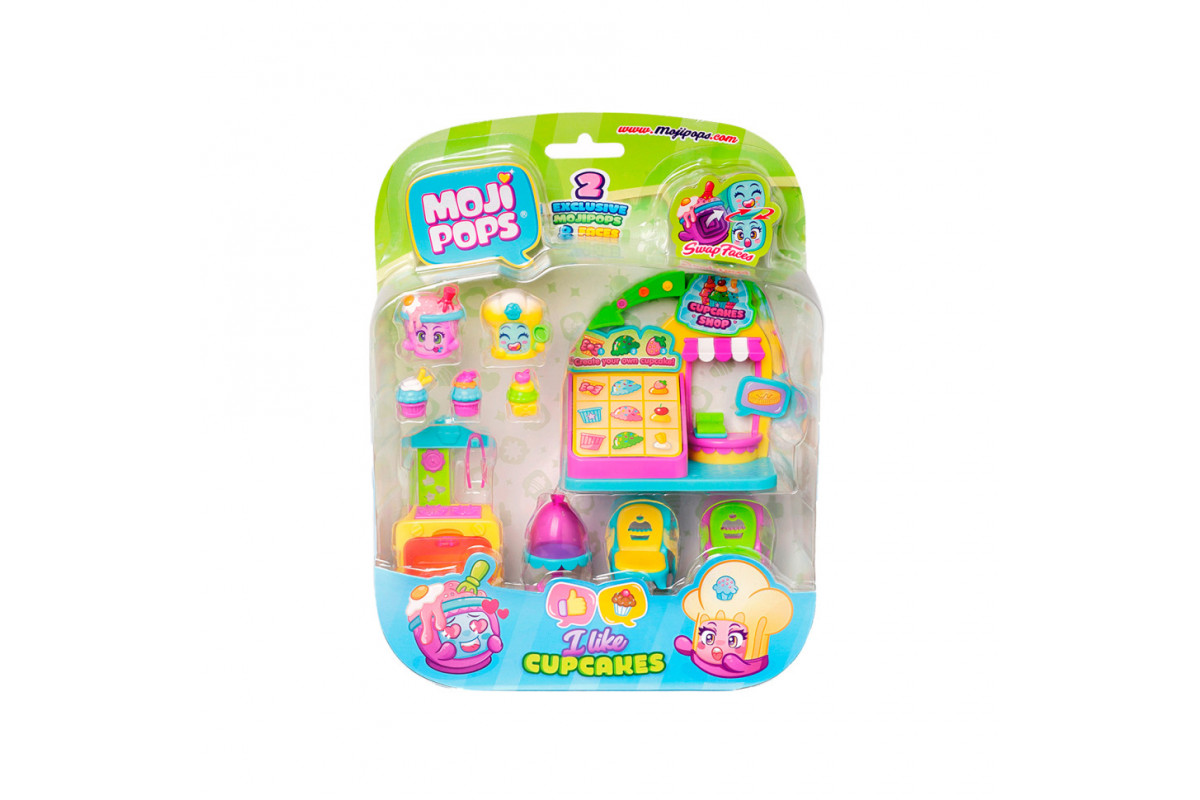 Игровой набор Капкейк-кафе Moji Pops PMPSB216IN50, 2 фигурки, аксессуары Игровой набор Капкейк-кафе Moji Pops PMPSB216IN50, 2 фигурки, аксессуары