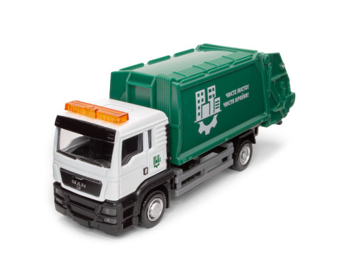 Ігровий набір "Сміттєвоз Мan" 250431U з аксесуарами, масштаб 1:64