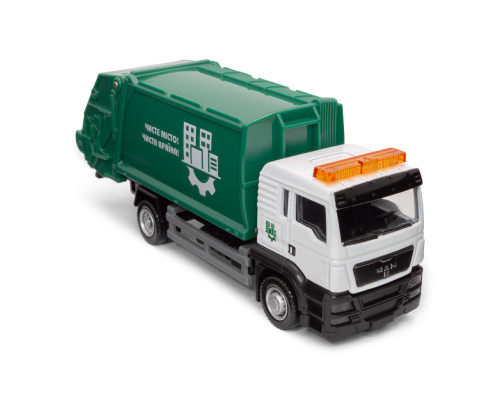 Ігровий набір "Сміттєвоз Мan" 250431U з аксесуарами, масштаб 1:64