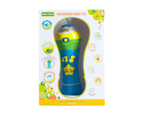 Дитяча музична іграшка "Мікрофон" 8639 світлові та звукові ефекти