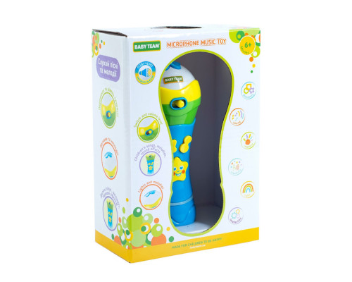 Дитяча музична іграшка "Мікрофон" 8639 світлові та звукові ефекти
