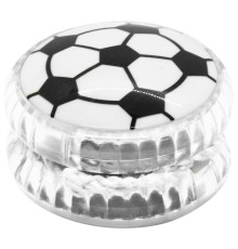 Дитяча іграшка Йо-йо "Футбольний м'яч" М 5641(White) 5,5 см, світло