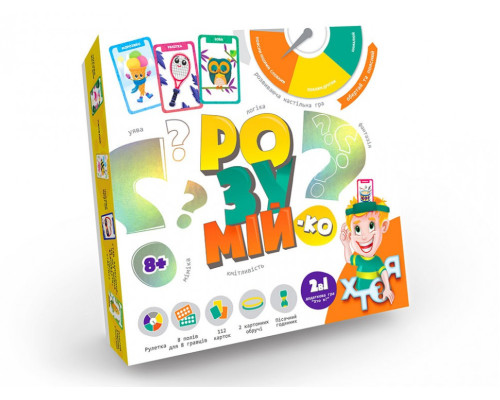 Розвиваюча настільна гра "Розумій-ка" GRZ-01-01U укр. мовою