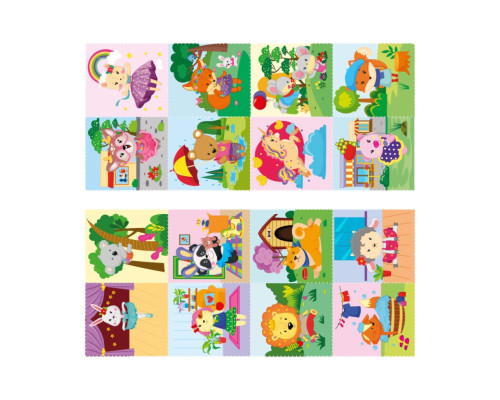 Дитяча розмальовка "Милі улюбленці" РМ-68-03, 16 наліпок