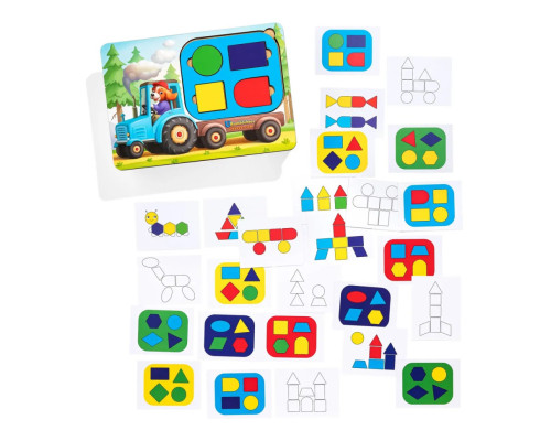 Детский пазл-сортер "Трактор" (ПСД195) PSD195 танграм