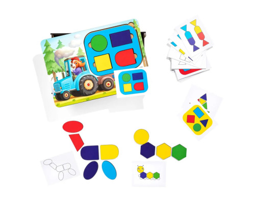 Детский пазл-сортер "Трактор" (ПСД195) PSD195 танграм