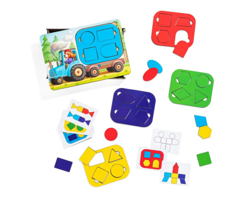 Детский пазл-сортер "Трактор" (ПСД195) PSD195 танграм