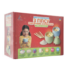 Набір для виготовлення підсвічника Яйце GP-006 з гіпсу, для початківців