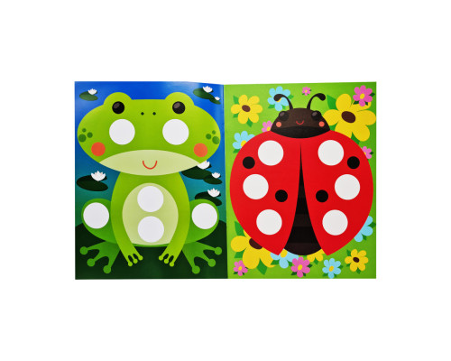 Развивающая книжка с наклейками "Кот" 403945 для самых маленьких