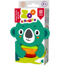 Пластилін легкий ZOOлипашки Коала" ZIRKA 140215 (10 різнокольорових стиків по 6 г)