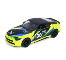 Машинка инерционная 2023 Nissan Fairlady Z KT5443WF(Yellow) 1:36, 12 см, открываются двери