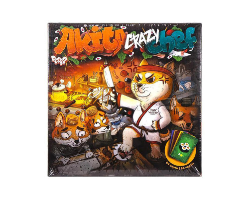 Настольная игра "Akita Crazy Chef" G-ACC-01-01 с песочными часами