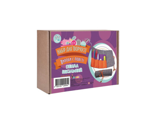 Набор для творчества Изделия из фетра "Пенал школьный" УМНЯШКА IF-003