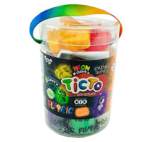 Креативна творчість "Тісто для ліплення FLUORIC" TMD-FL-8-01U 8 кольорів