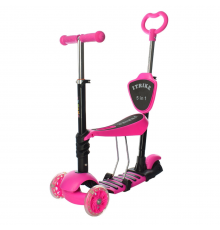 Самокат JR 3-026-K(Pink) MAXI, 5 в1