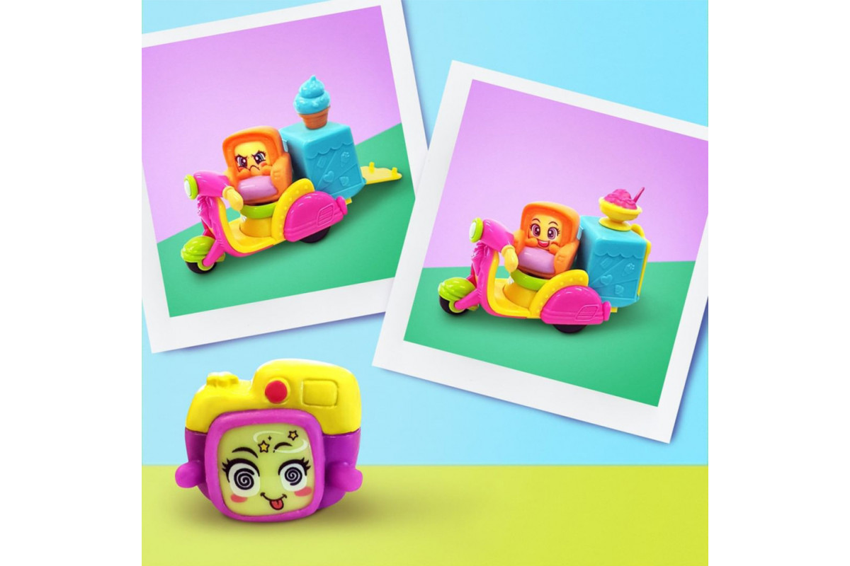 Игровой набор Джелатерия Moji Pops PMPSB216IN20, 2 фигурки, аксессуары Игровой набор Джелатерия Moji Pops PMPSB216IN20, 2 фигурки, аксессуары