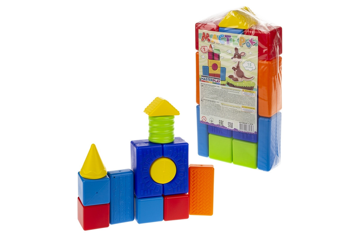 Конструктор Мастерок №1 1-070 15 деталей Конструктор Мастерок №1 1-070 15 деталей