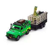 Игровой набор Land Rover TechnoDrive 520178.270 с прицепом и динозавром